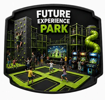 Future Experience Park flagship format with climbing, playground, trampolines and games