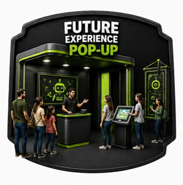 Future Experience Pop-Up temporary activation format