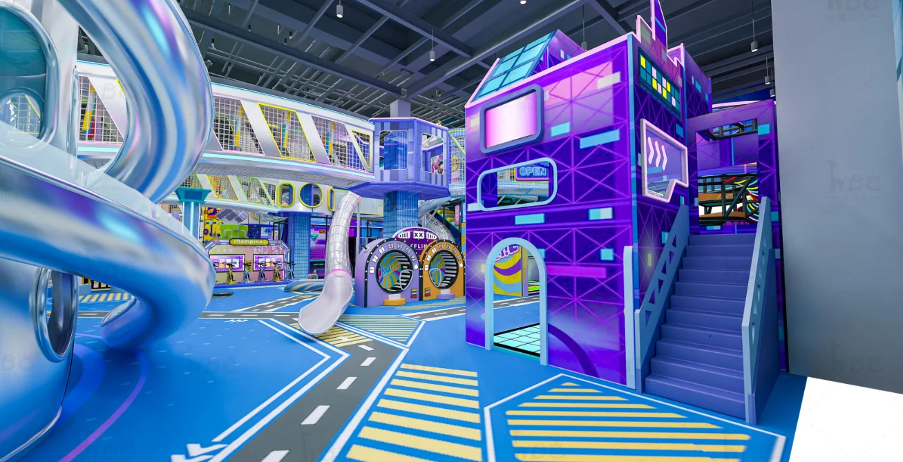 Indoor playground and active play environment